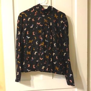 Zara Trafaiuc collection boot blouse